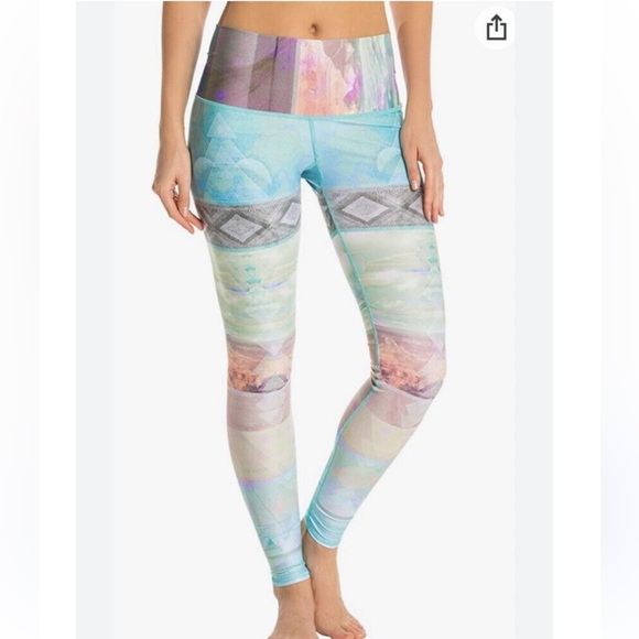 TEEKI Rainbow Tarot Magick Pants Leggings Size Small ~NWOT Made In USA - Picture 1 of 4